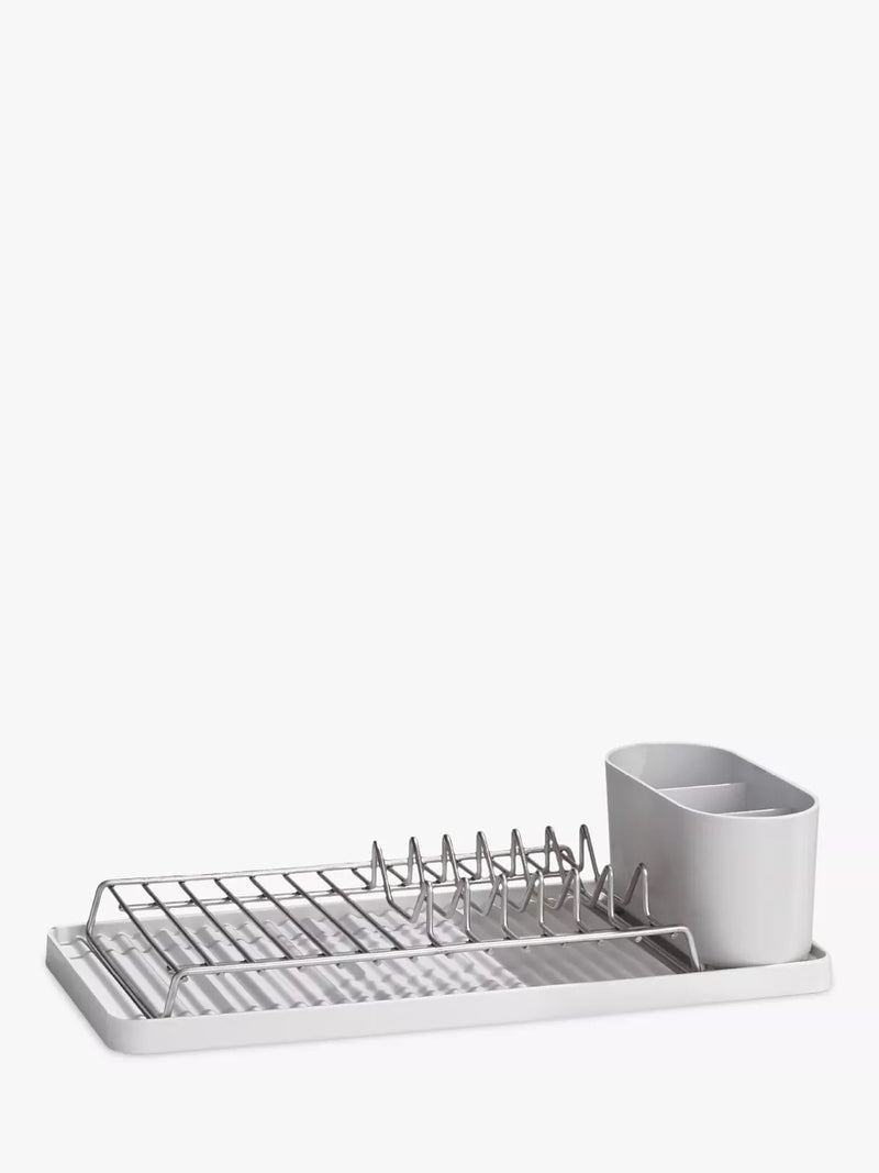 ReBorn Recycled Plastic Compact Dish Rack - Stone