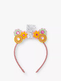 Stych kids floral gem crown headband - British product