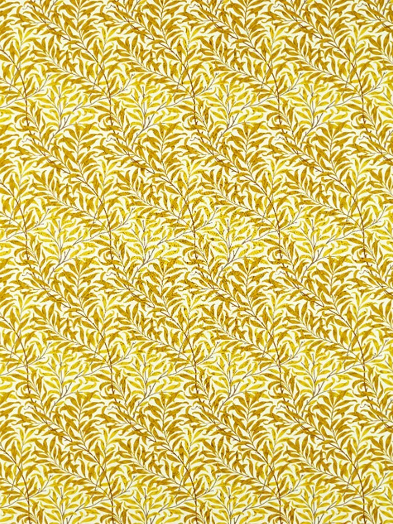 Morris & Co Willow Bough fabric Summer Yellow - British product