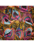 Montreux Fabrics peacock jersey fabric roll (British brand)