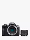 Canon EOS R100 mirrorless camera with 18-45mm zoom lens black - British product