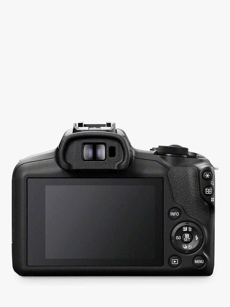 Canon EOS R100 mirrorless camera with 18-45mm zoom lens black - British product