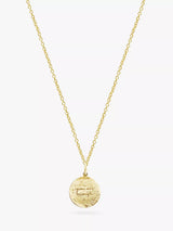 John Lewis Recognised You Are Enough Textured Popon Pendant Necklace, 16-20 Inches- Buy online at McGrocer