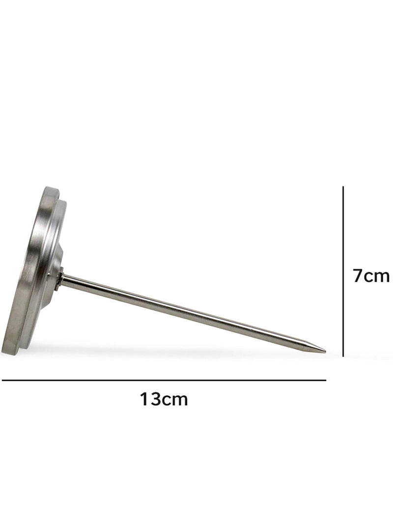 Salter analogue meat thermometer stainless steel glass lens (British brand)