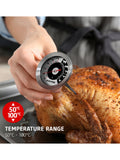 Salter analogue meat thermometer stainless steel glass lens (British brand)