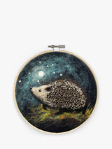 John Lewis The Crafty Kit Company Hedgehog Needle Felting Hoop Kit- Buy online at McGrocer