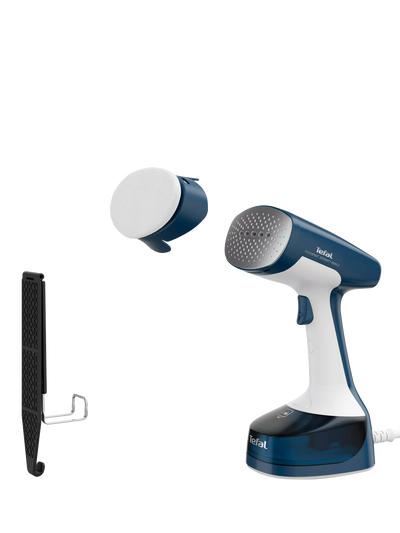 John Lewis Tefal Access Steam Easy DT7130 Handheld Clothes Steamer, Blue/White- Buy online at McGrocer