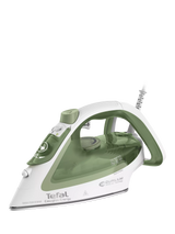 John Lewis Tefal Easygliss Eco FV5781 Steam Iron, White/Green- Buy online at McGrocer