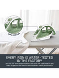 Tefal Easygliss Eco FV5781 steam iron white green, UK version