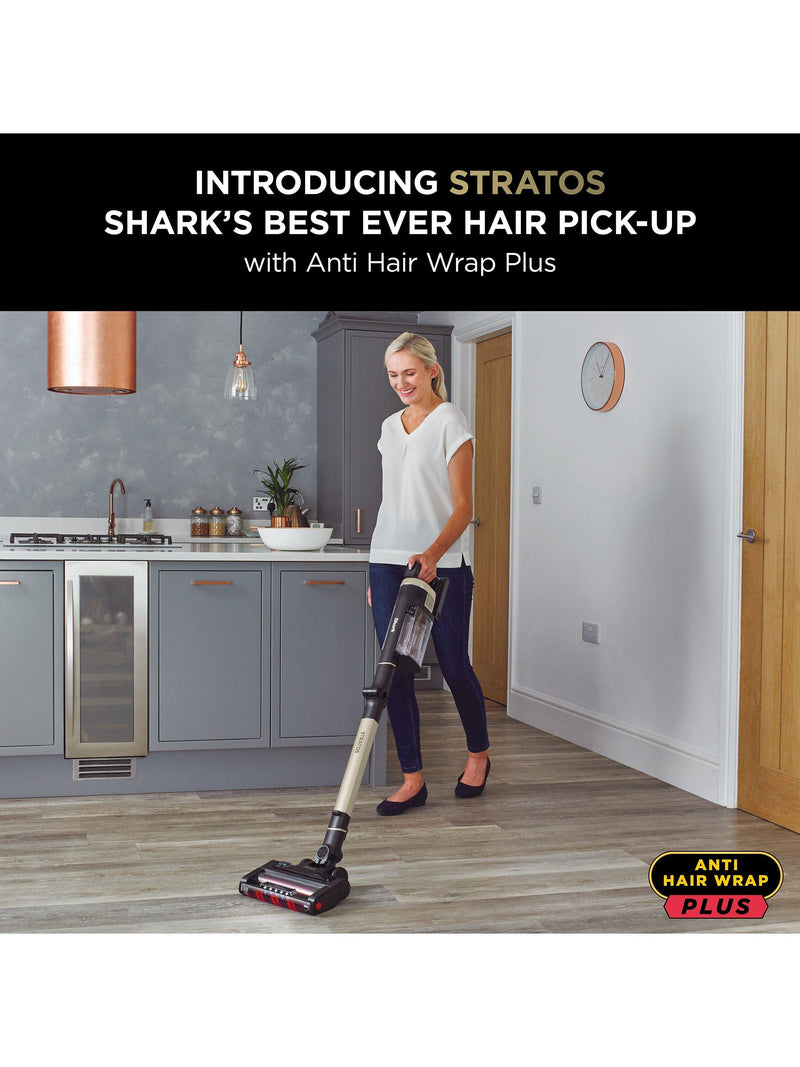 Shark Stratos Pet Pro cordless vacuum cleaner with Anti Hair Wrap Plus (British brand)