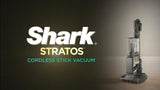 Shark Stratos Pet Pro cordless vacuum cleaner with Anti Hair Wrap Plus (British brand)