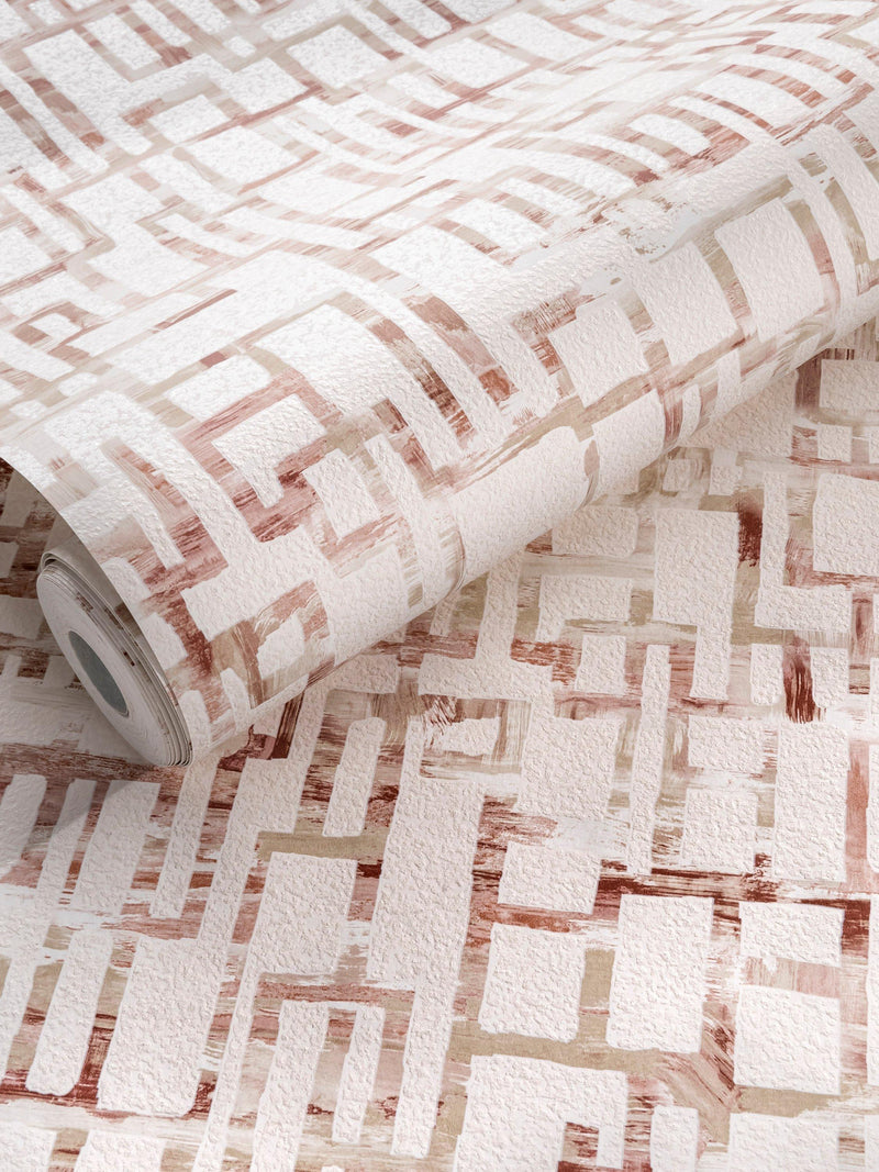 Clarke & Clarke Quadrata wallpaper 10.5m x 52cm, imported from the UK