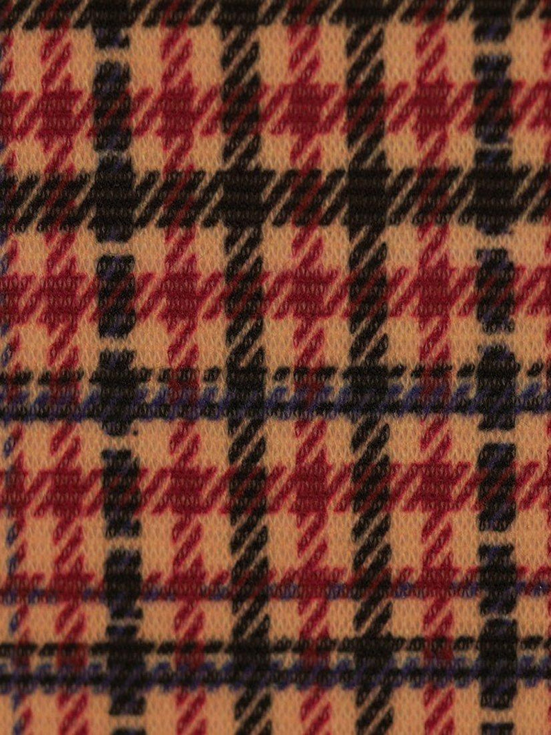 Montreux Fabrics houndstooth jersey fabric multi colour, UK version