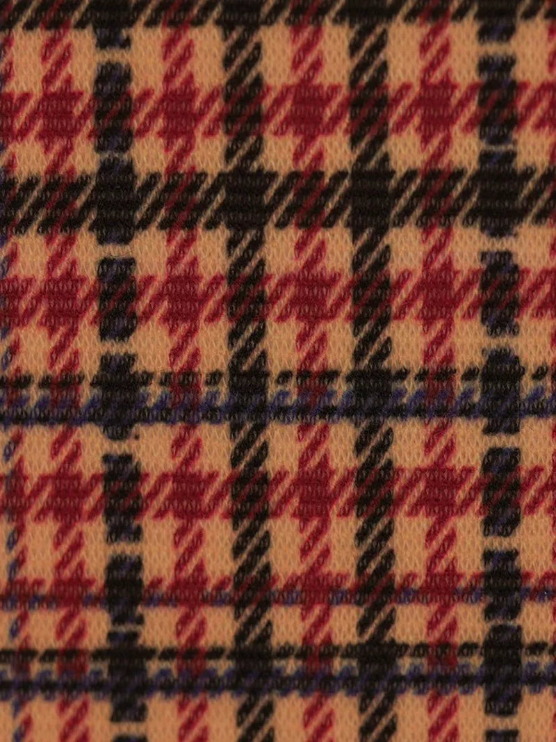 Montreux Fabrics houndstooth jersey fabric multi colour, UK version
