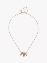 John Lewis Coach Signature C Crystal Enamel Rondelle Pendant Necklace, Gold, 40-45cm- Buy online at McGrocer