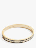 Coach bangle black gold crystal enamel 17cm, imported from the UK