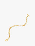Coach gold chain bracelet with C-link design, UK version