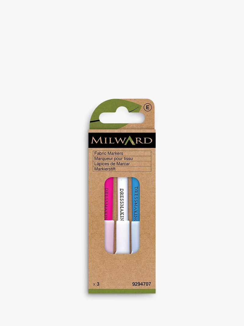 Milward dressmaking pencils set of 3 for sewing - British brand