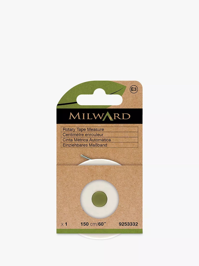 Milward rotary tape measure with magnet 150cm (British brand)