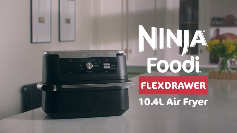 Ninja Foodi FlexDrawer Dual Air Fryer 10.4L Black, UK version