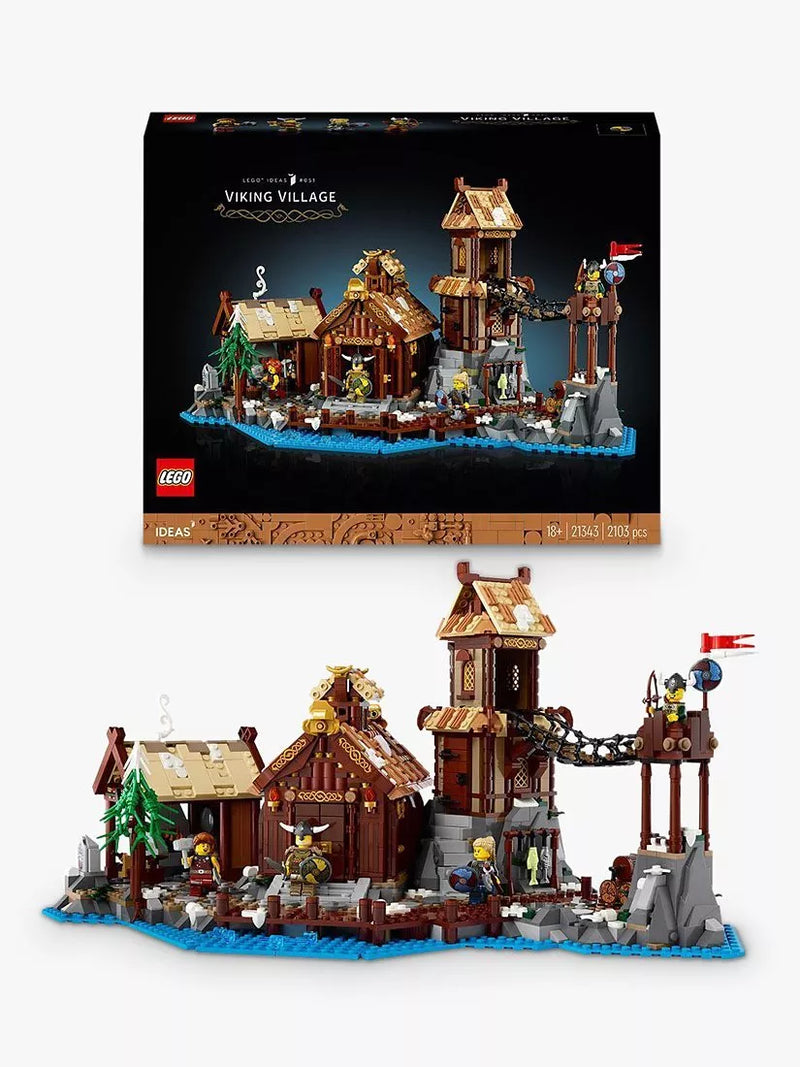 LEGO Viking Village building set 2103 pieces - British product