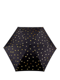 Fulton compact umbrella Golden Bees black multi, imported from the UK