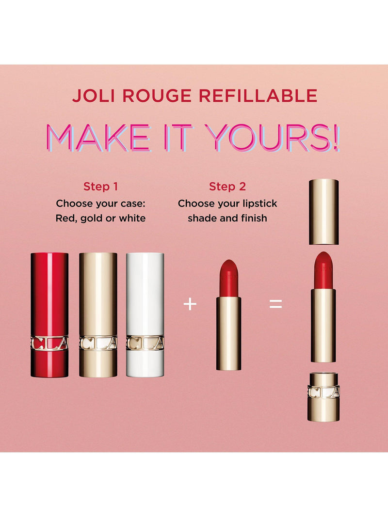 Clarins Joli Rouge Satin Lippenstift Nachfüllpackung 3,5g - Britisches Produkt