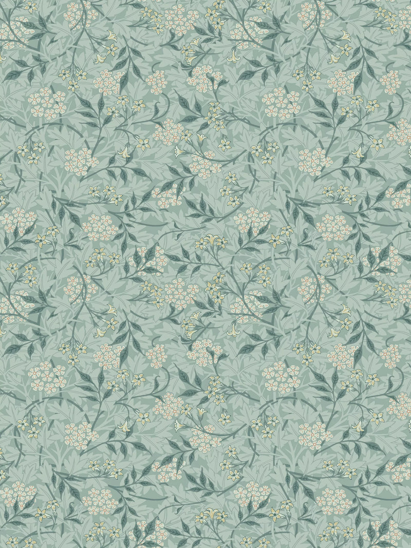 FreeSpirit Jasmine Aqua fabric 13.7m roll, UK version