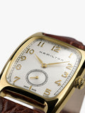 Hamilton Boulton classic watch brown leather strap 31.6mm (British brand)