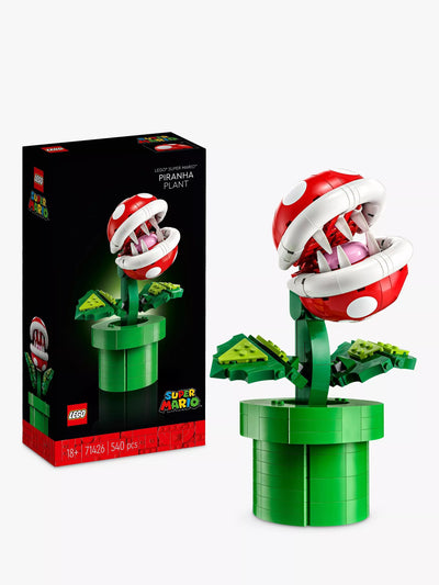 John Lewis LEGO Super Mario Piranha Plant Figure Set Adult Building Set- Buy online at McGrocer