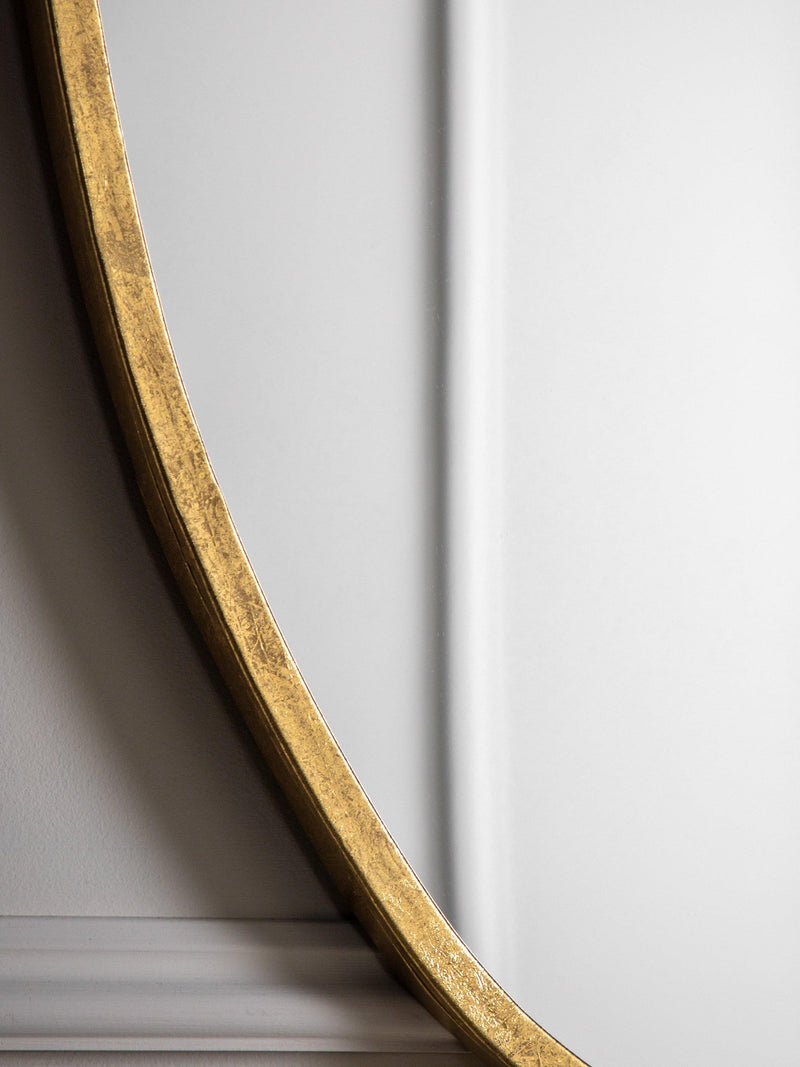 Gallery Direct gold wall mirror 70x60cm (British brand)