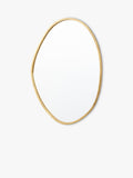 Gallery Direct wall mirror organic free-form gold 90x70cm, imported from the UK