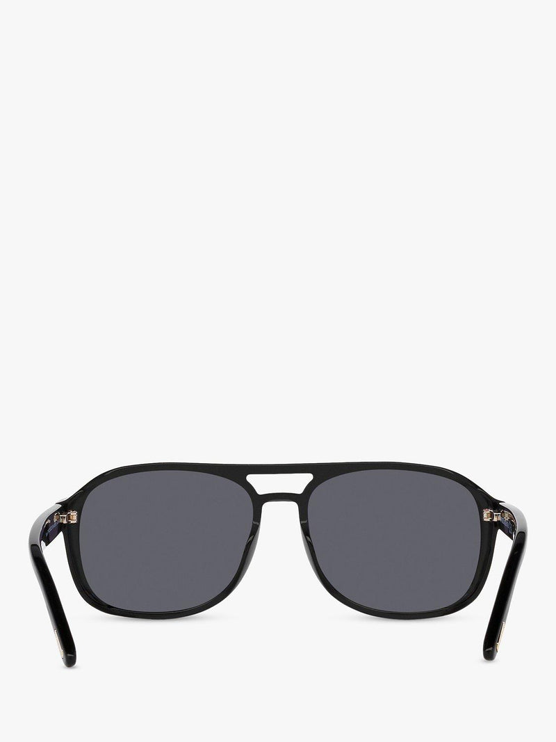 TOM FORD Rosco square sunglasses shiny black grey (British brand)