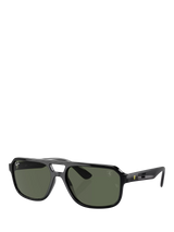 John Lewis Ray-Ban RB4414M Scuderia Ferrari Men's Irregular Sunglasses Black/Green- Buy online at McGrocer