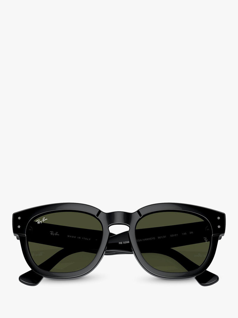 Ray-Ban RB0298S unisex sunglasses black with glass lenses, imported from the UK
