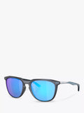 Oakley Thurso Sunglasses Blue Steel men's round - British product