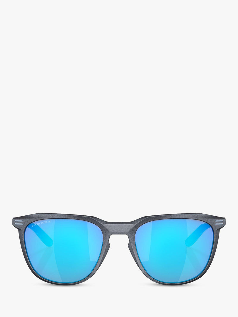 Oakley Thurso Sunglasses Blue Steel men's round - British product