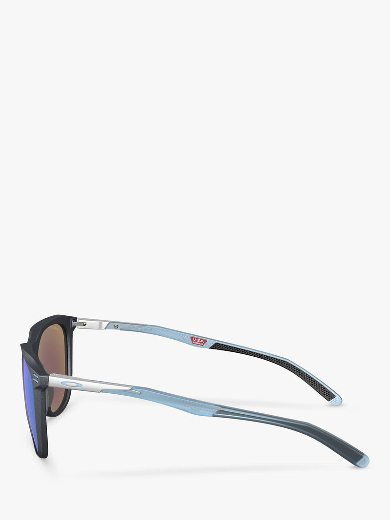 Oakley Thurso Sunglasses Blue Steel men's round - British product