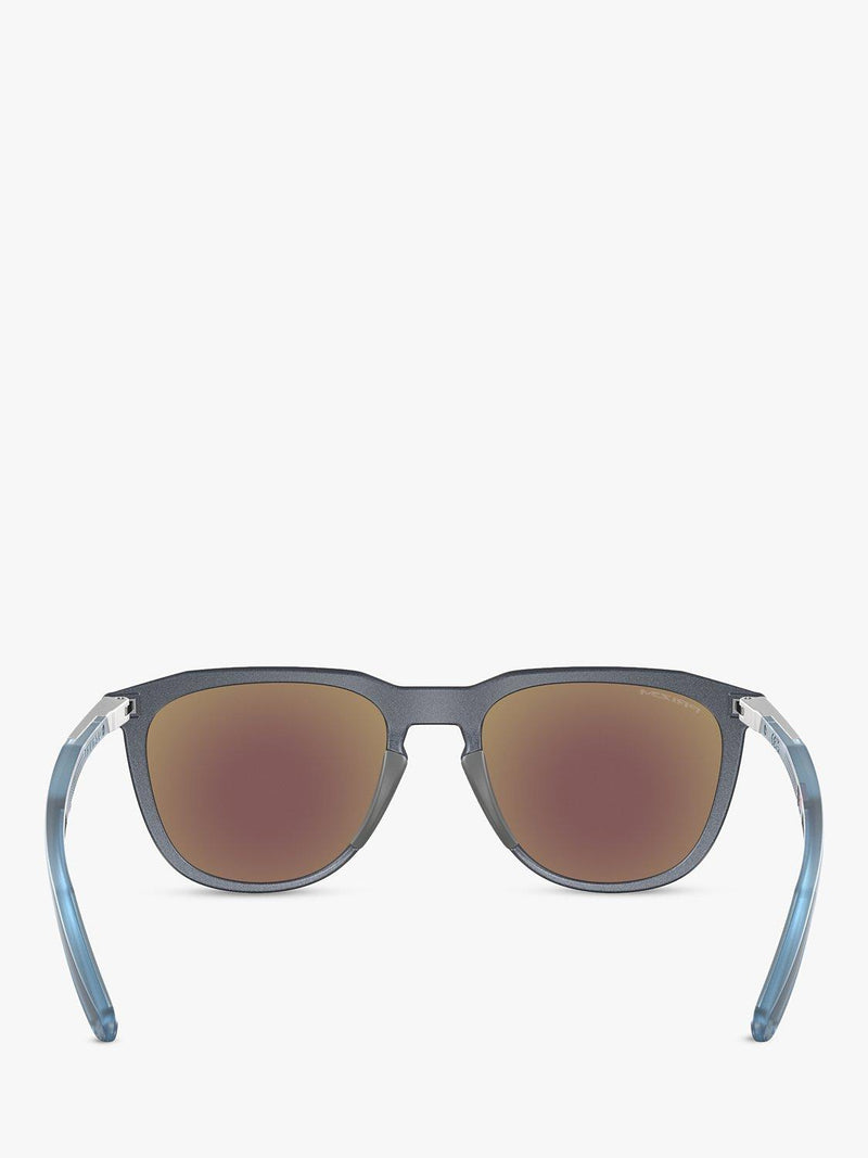 Oakley Thurso Sunglasses Blue Steel men's round - British product