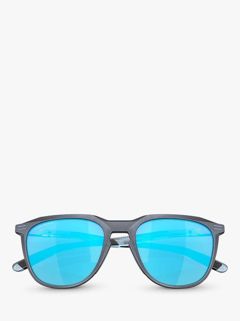 Oakley Thurso Sunglasses Blue Steel men's round - British product