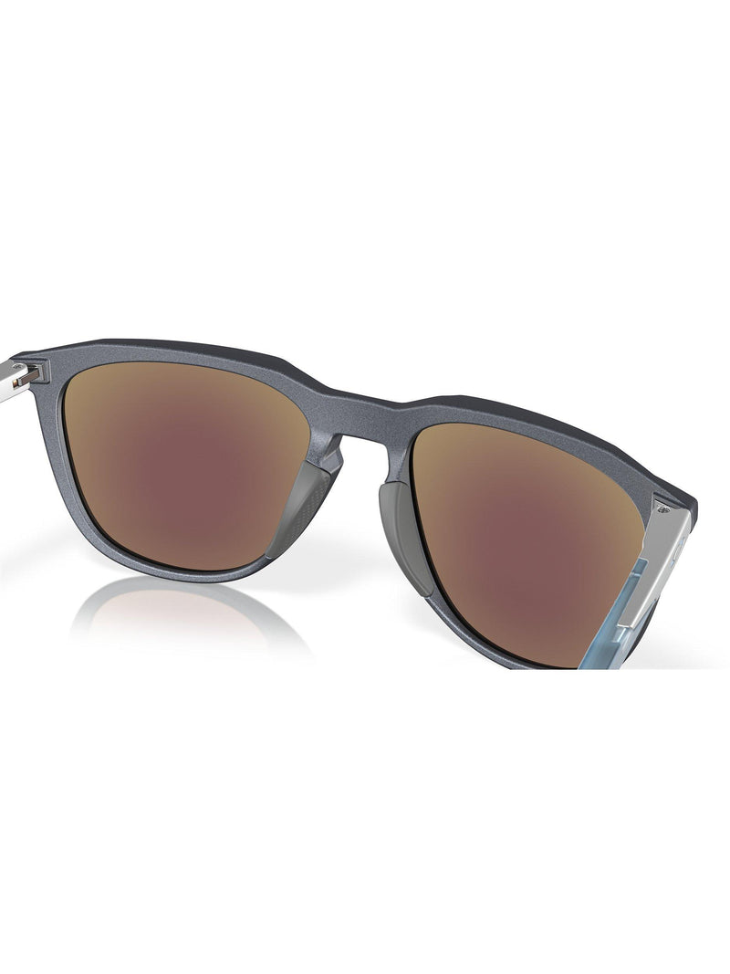 Oakley Thurso Sunglasses Blue Steel men's round - British product