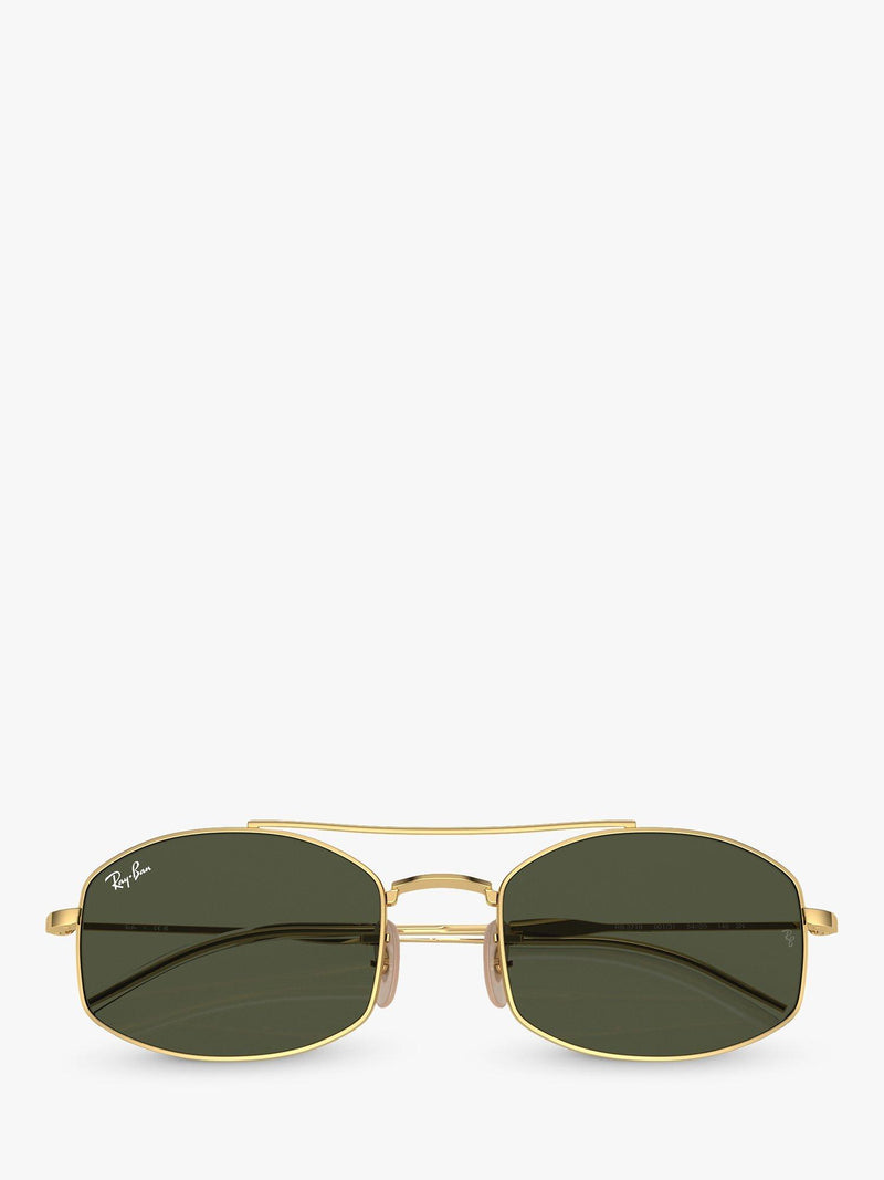 Ray-Ban oval sunglasses gold green 54mm - British product