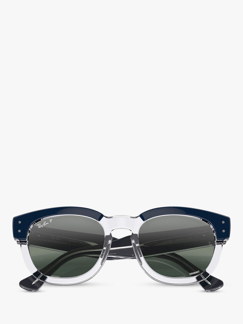 Ray-Ban RB0298S round sunglasses blue transparent frame 53mm, imported from the UK