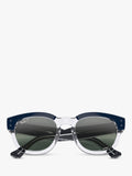 Ray-Ban RB0298S round sunglasses blue transparent frame 53mm, imported from the UK