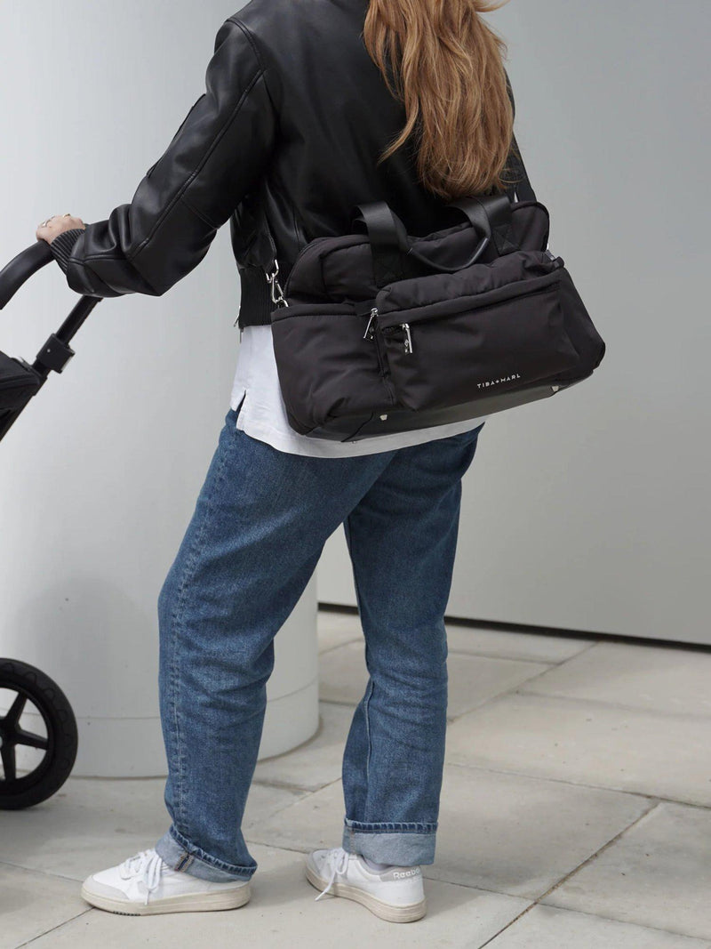 Tiba & Marl Phoenix Holdall black 24L, imported from the UK