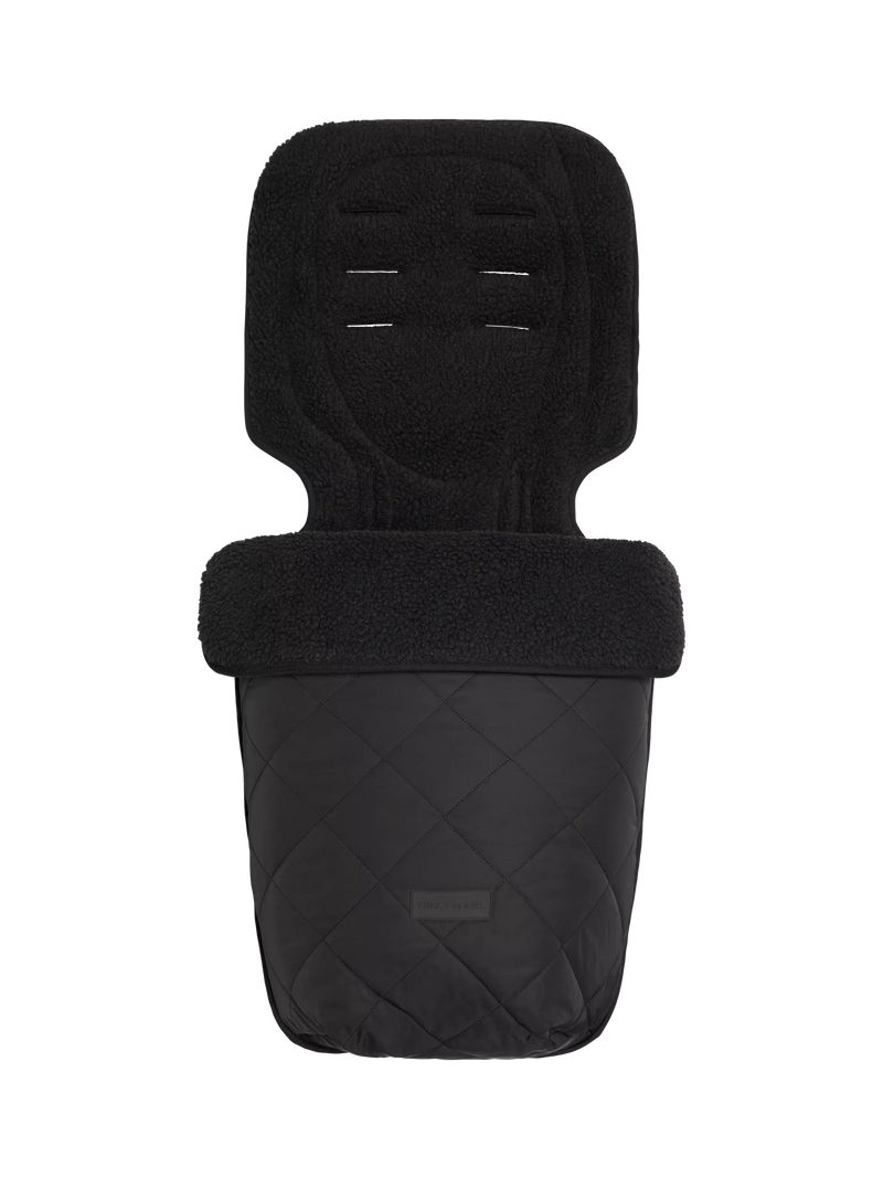 Tiba + Marl quilted footmuff for baby strollers (British brand)