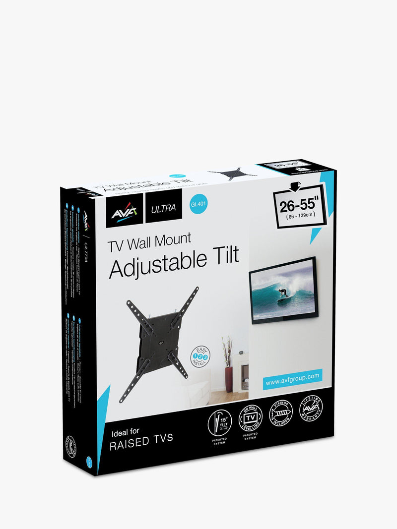 AVF tilting wall mount for 26-65 inch TVs - British product