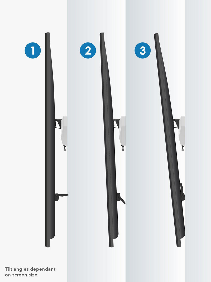 AVF fixed tilt wall mount white - British product