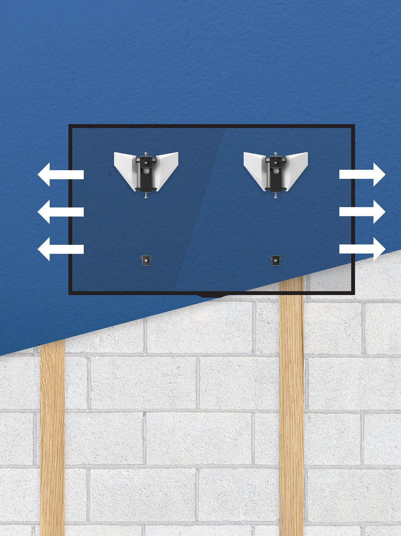 AVF fixed tilt wall mount white - British product