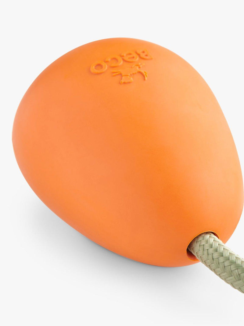 Beco Pets Slinger Pebble Dog Toy 138g Orange, imported from the UK